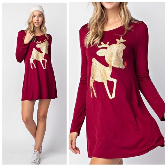 Dresses & Skirts - Reindeer. / Christmas Dress